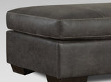 Tirana Contemporary Fabric Cocktail Ottoman, Sequoia Ash T2574P195193