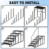 Swimming Pool Ladder Above Ground Pools, Step Stool Ladder with Handrails, Heavy Duty Hot Tub Steps 88808899