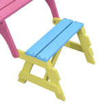 KID'S MULTI-FUNCTIONAL ARM CHAIR,TABLE 2 BENCHES W495P170202