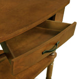 33.8'' Small Triangle Table, Wood Side Table for Small Spaces/ Living Room, 3 Tier End W1202P199465
