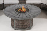 25 H x 52 W Propane Outdoor Fire Pit Table B120142323