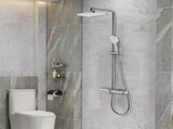 Triple function shower system Shower systems including rainfall showerheads and handheld showers W2071P227920