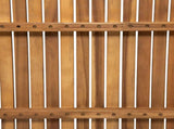 69" Acacia Wood Outdoor Dining Table with Slatted Top, 300 lbs Weight Capacity, Ideal for Patio & N779P234500N