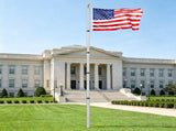 20FT Heavy Duty Telescoping Flagpole Kit, 3x5 American Flag for Outside 38831817