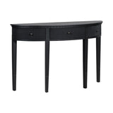 U-Style Distinctive Features of Pine Veneer Console Table with Vertical Stripe Drawer Fronts and N711P173099B