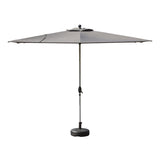 Rectangle Patio Umbrella with Crank Lift and Tilt Function W1859P320959