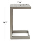 CAPE CORAL ALU C-SHAPED TABLE 59990.00