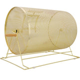 Raffle Drum,Holds 10000 Tickets or 300 Ping Pong Balls, Metal Lottery Spinning Drawing with Wooden W465P234498