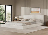 AirFrame Upholstered Bed Frame, a low-profile, cloud-style bed frame featuring an upholstered W1162P549498