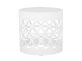 Outdoor Metal S/2 end table 73606.00WHI