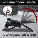 Fitness Chair Multifunction, Adjustable Strength Training Bench for Full Body Workout, Weight Bench 18989693