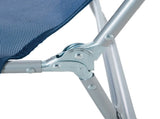 Folding Chaise Lounge Pool Chair, Patio Sun Tanning Chair, Outdoor Lounge Chair with 6-Position W2225141506