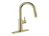Kitchen Faucet with Pull Down Sprayer Brushed Gold T5879P505810