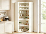 9 Tier L Shaped Bookcase Display Shelf Collection 29898054
