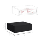 Milano Floating Nightstand , End Table, Side Table Wall-Mounted with Drawer -Black -Bedroom B070137825
