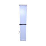 Narrow cabinet,Bathroom Storage Cabinet, Farmhouse Storage Cabinet with Adjustable Shelves & Storage W1412P271793