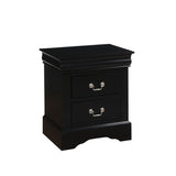 Louis Black Finish Philippe III Nightstand B2726P257333