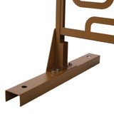 Outdoor & Indoor Privacy Metal Privacy 76" H48" W, Freestanding Decorative Privacy W465P193254