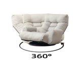 Adjustable head and waist, game chair, lounge chair in the living room, 360 degree rotatable sofa W24434951