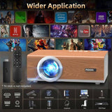 Projector with WiFi 6 and Bluetooth 5.4, Highlight Native 1080P Outdoor Movie Projector, FUDONI Home 93769276