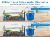 Electric Aquarium Gravel Cleaner, 137GPH Fish Tank Vacuum Cleaner, Extendable Tube 22.83in to 89110847