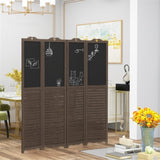 ZNTS Wooden Room Divider/Privacy Screen （Prohibited by WalMart） 70594278