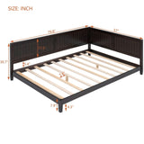 Full Size Wood Daybed/Sofa Bed, Espresso WF297690AAP