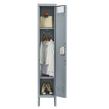 ZNTS 1 Door 66"H Metal Lockers With Lock for Employees,Storage Locker Cabinet for Home Gym Office School 46808843