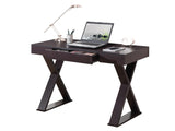 ZNTS Techni Mobili Trendy Writing Desk with Drawer, Espresso RTA-8406-ES