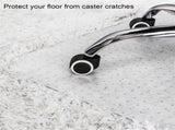 PVC Rectangle Floor Protection Mat Chair Mat with Nail Transparent 24469155