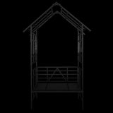 Metal Garden with Bench Turned into Flower Stand W58.07*H97.24 Climbing Plants Support Rose W1586P278441