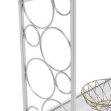 Toughened Glass Panel Console Table---Circle Shape 36052261