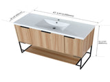 48 Inch Freestanding Bathroom Vanity With Resin Basin,48x18-W99951400 W999P235648