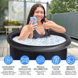 Ice Bath Tub for Athletes with Cover, 105 Gallons Cold Plunge Tub for Recovery, Multiple Layered 46144037