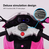 ZNTS 12V Kids Electric motorcycle/ ride on motorcycle,Girls Motorcycle, Children Battery Motor Bikes W1760110303