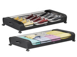2 Pack Under Bed Storage Containers with Wheels, 42L Underbed Organizer Bin with Clear PVC Lid, Dual 33578725