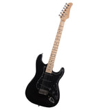 ZNTS ST Stylish Electric Guitar with Black Pickguard Black 36403744