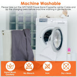 Electric Heated Throw Full Body Heated Shawl Indoor Outdoor Heated Blanket with 3 Heating Levels 95368001