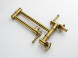 Wall mounted Filler Faucet, Modern Brass Filler Two-Attachment Wall Mount Folding Kitchen 70808368