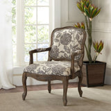 ZNTS Camel Back Exposed Wood Chair B03548262