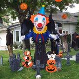 3.3 FT Halloween Inflatable Clown Broke Out from Window Outdoor Decorations, Scary Blow up Decor 88225003