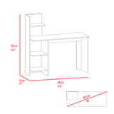 Tecoa Writing Desk, Four Shelves B128P148979