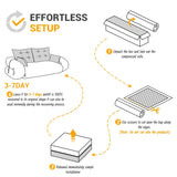 Human Dog Bed, Lazy Sofa Couch, 78.7" Multi-Functional Foldable Sofa Bed, 3-in-1 Teddy Fabric W1885P306886