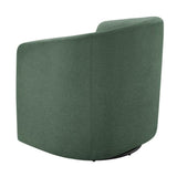 Ardena Green Swivel Barrel Chair B050P322596