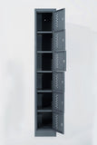 Metal garage storage cabinet, six separate storage compartments - 70.98-inch steel lock cabinet, 64953640