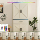 Modern Wooden Cabinet with Sturdy Frame for Living Room, Entryway, Bedroom, Hallway, Office, with W1321P306708