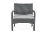 CORDOBA KD WICKER 4 PC CHAT SET 57458.00GRY