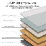 40*24 Inch LED Bathroom Mirror Vanity Mirrors with Front Lights Wall Mounted Anti-Fog Frameless Make W2709P179003