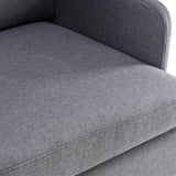 Lounge Chair, Comfy Single Sofa Accent Chair for Bedroom Living Room Guestroom, Dark Grey 88011294