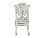 Vendome Synthetic Leather & Antique Pearl Finish Side Chair B2726P288759